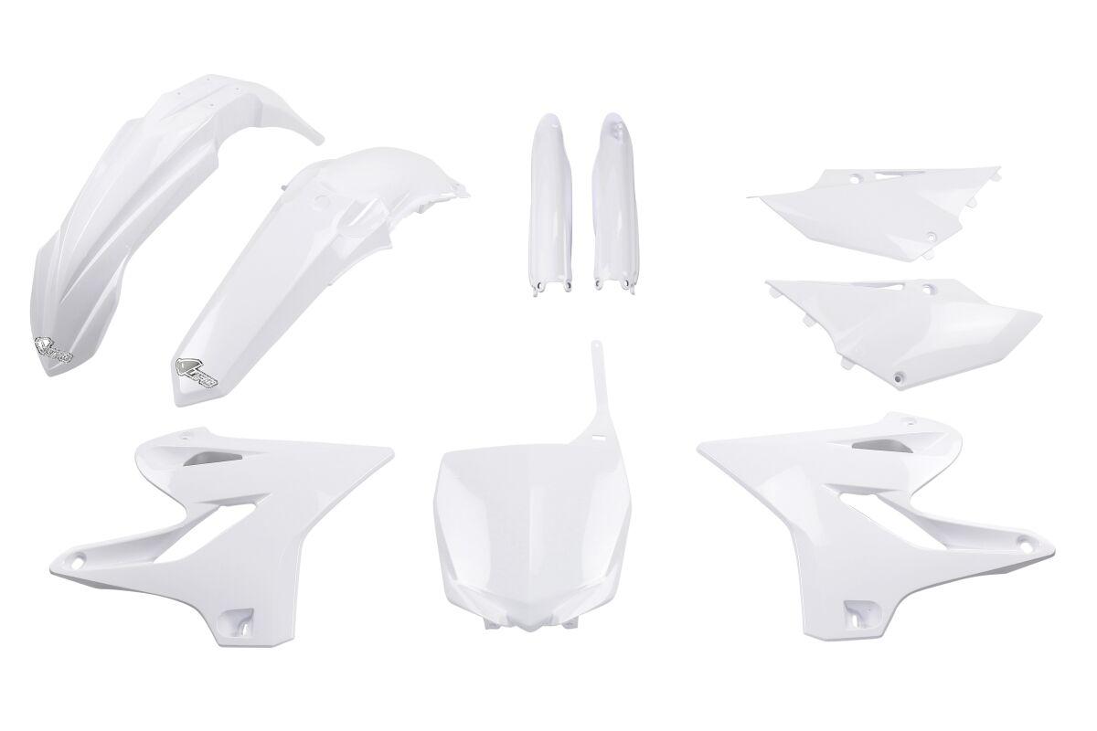 YAKIT319F@046 - UFO Full Plastics Kit - Yamaha YZ 125/250 2015-17 - White