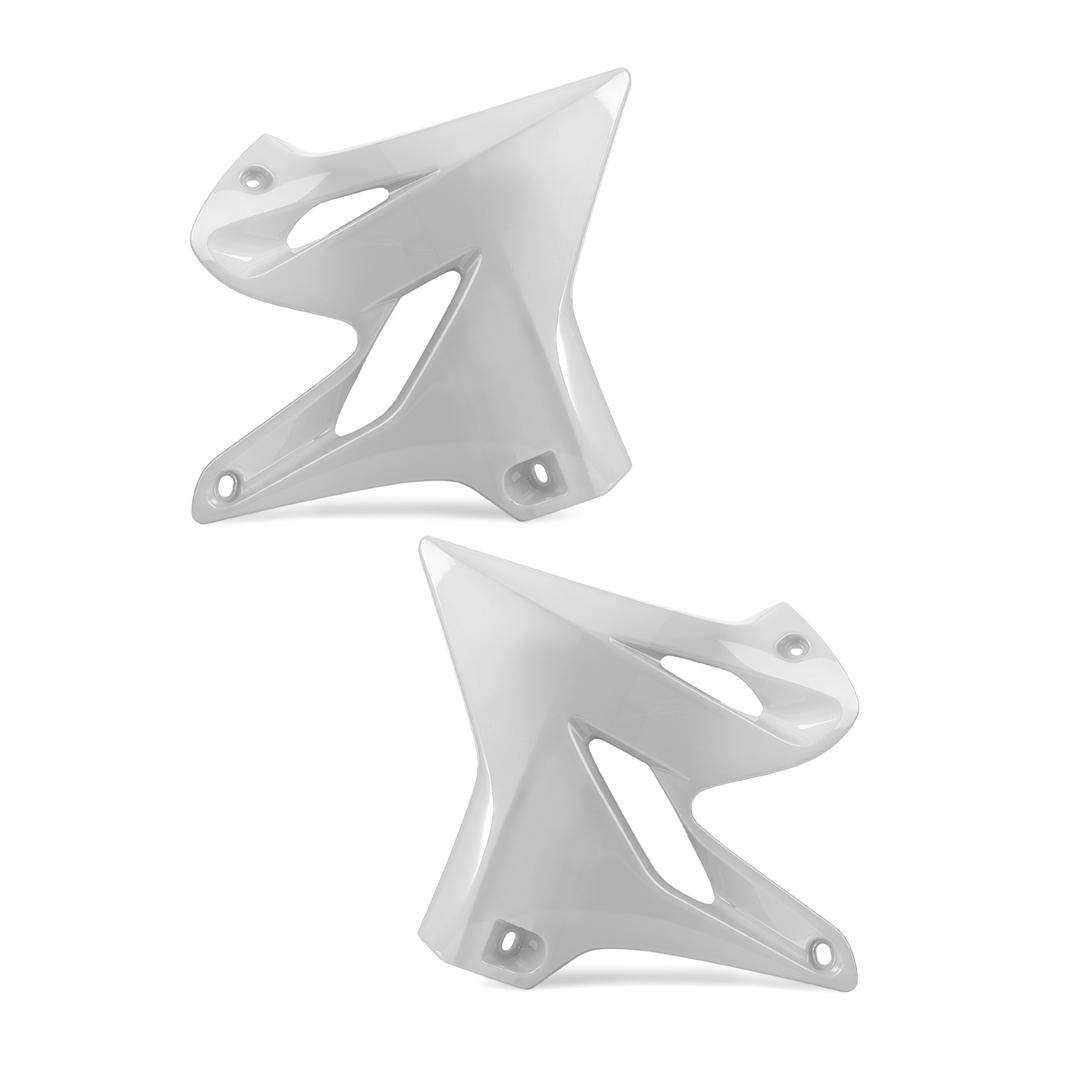 Polisport White Radiator Scoops - Yamaha Yz 125/250 2015-21