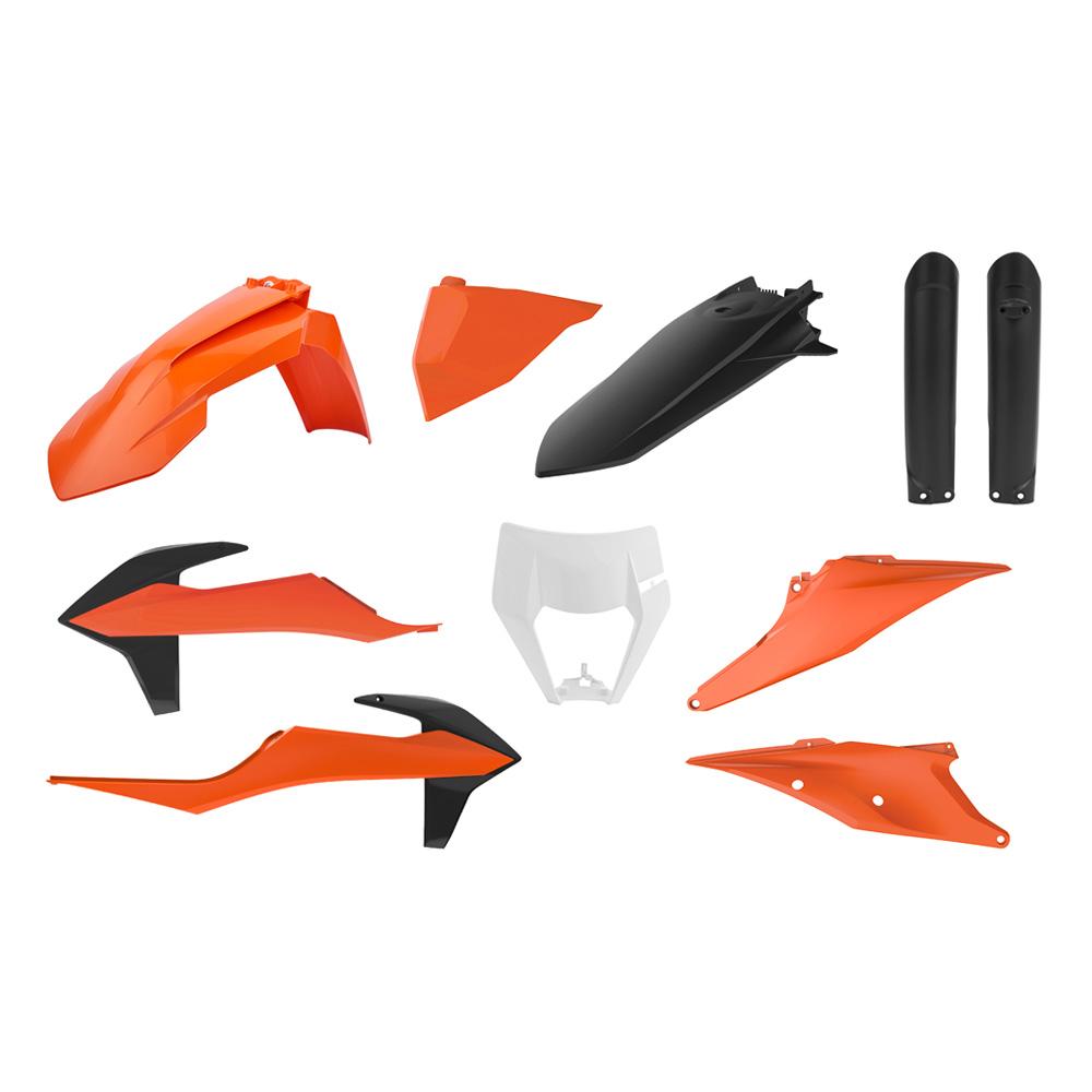 Polisport Enduro Plastics Kit - Ktm Exc 150/250/300 & Exc-F 250/350/450/500 2020-22 - Oem '20