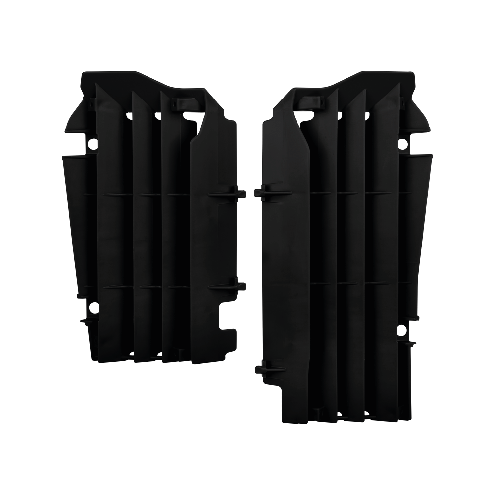Polisport Black Radiator Louvres - Kawasaki Kxf250 2017-20