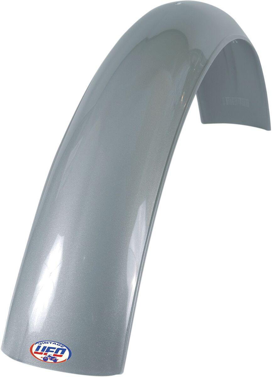 ME08000#S - UFO Universal Vintage Front Fender - Fits 1960-74 - Silver