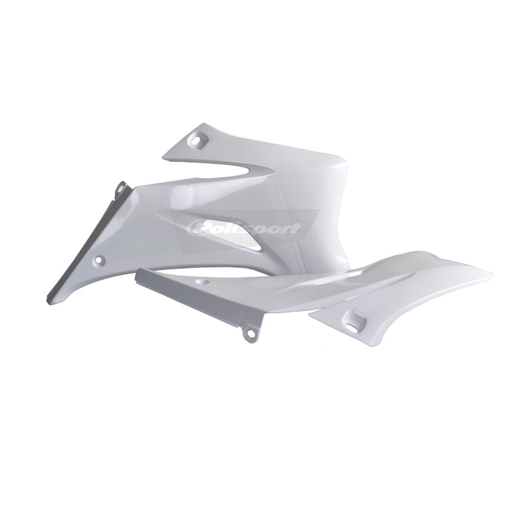Polisport White Radiator Scoops - Yamaha Yzf 250/450 - 2006-09