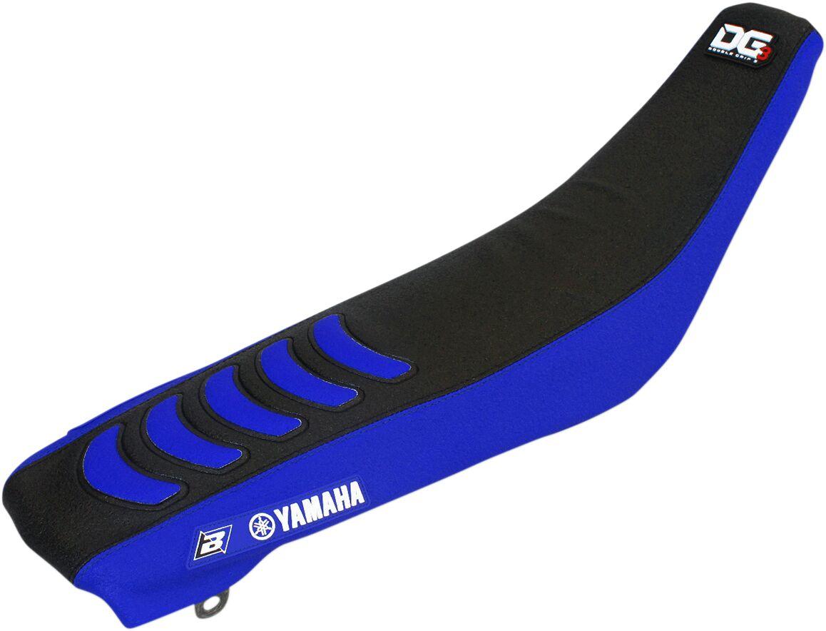 Blackbird Blue/Black 1230H - Double Grip 3 Seat Cover - Yamaha Yz 125/250 2002-21