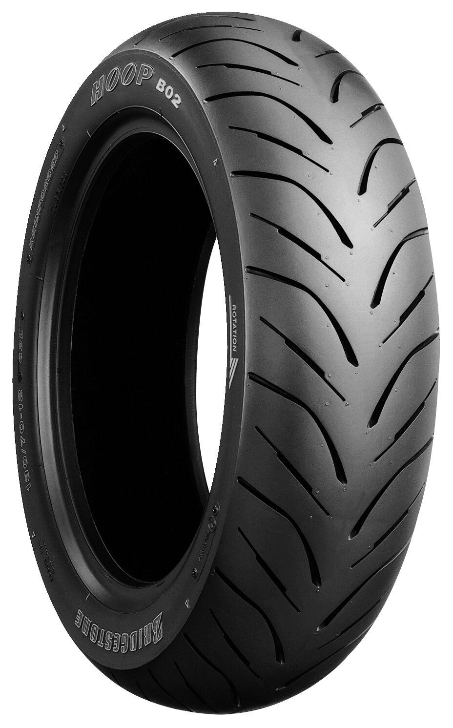 78696 - Bridgestone Hoop B02 Pro 66S TL Rear Scooter Tyre - 150/70-14"