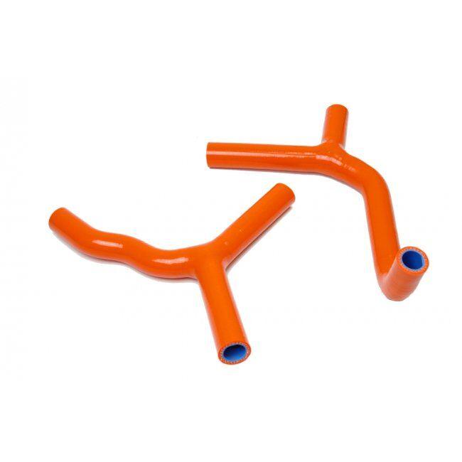 SSX8503YO - SSX8503YO - KSX Radiator Hose Kit - KTM SX85 2003-12 - Orange