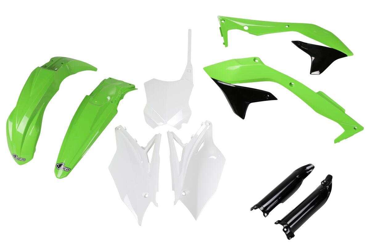 KAKIT226F@999 - UFO Full Plastics Kit - Kawasaki KXF450 2018 - OEM