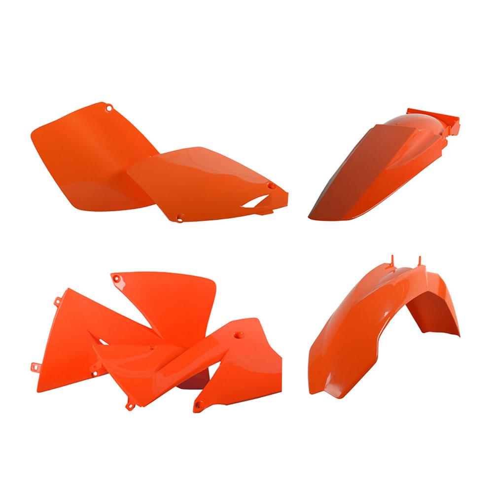 Polisport Orange Full Plastics Kit - Ktm Exc All Models 2001-02