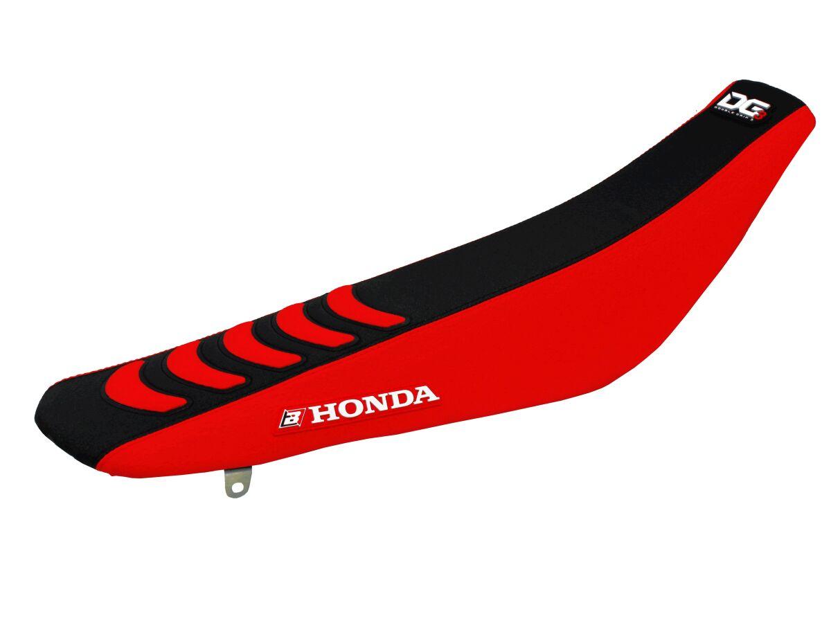 Blackbird Red/Black 1148H - Double Grip 3 Seat Cover - Honda Crf250r 2018-19, Crf450r 2017-19