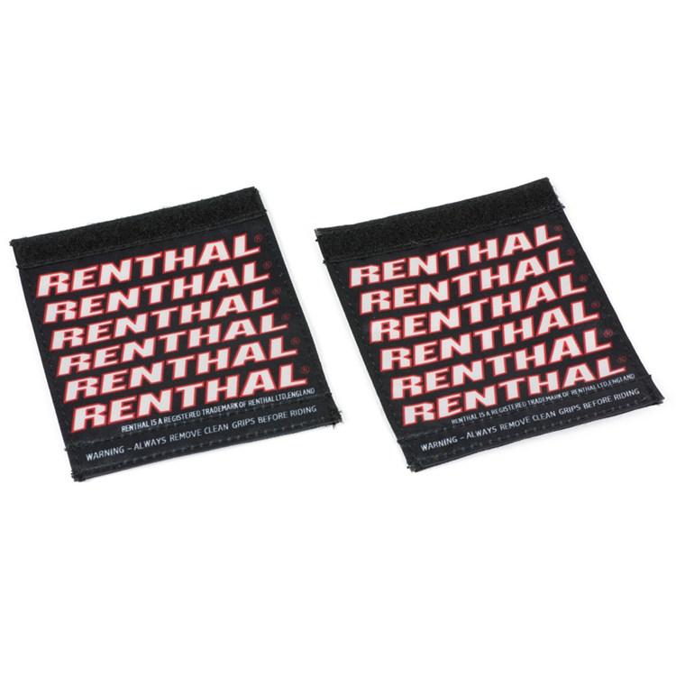 Renthal Black/Red/White Clean Grip Handlebar Grip Covers