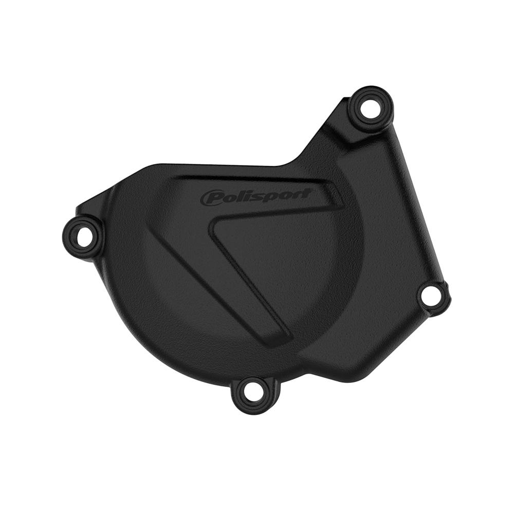 Polisport Ignition Cover Protector - Yamaha YZ250 2000-23, YZ250X 2016-23 - Black