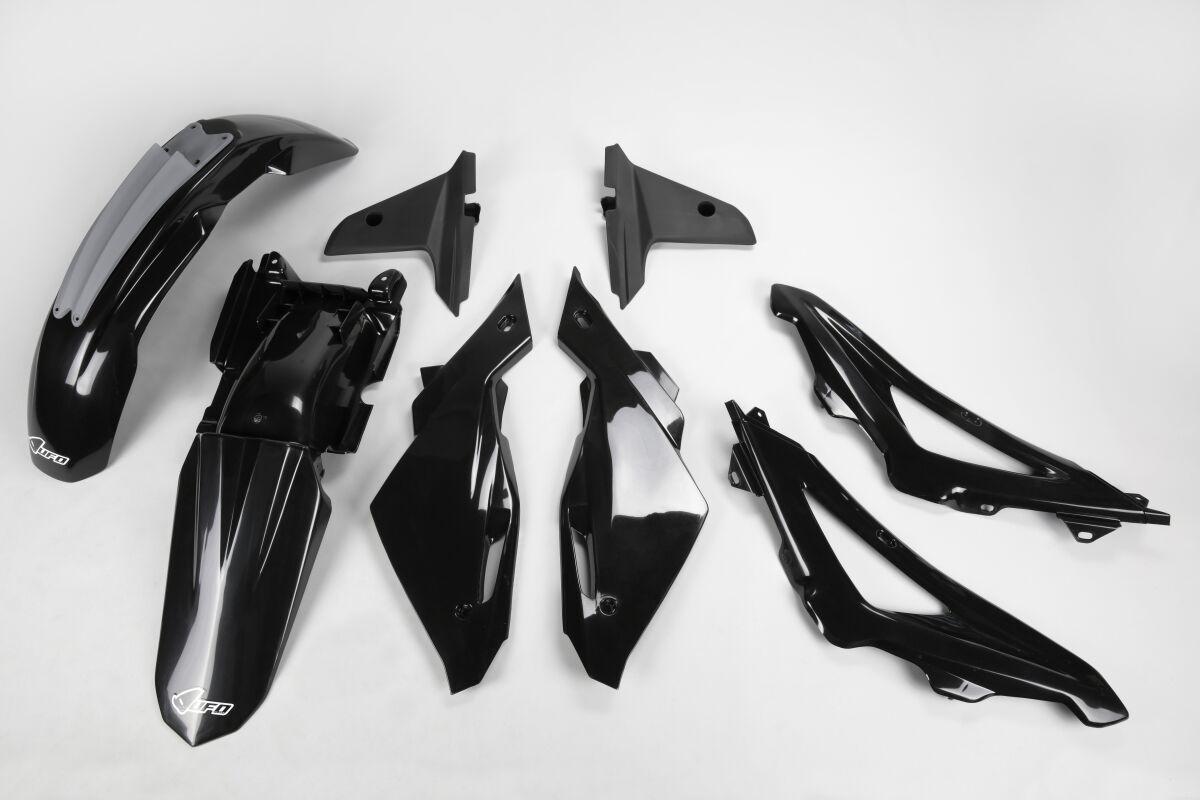 Ufo Black Hukit611@001 - Full Plastics Kit - Husqvarna Cr125 & Wr125 2009-13