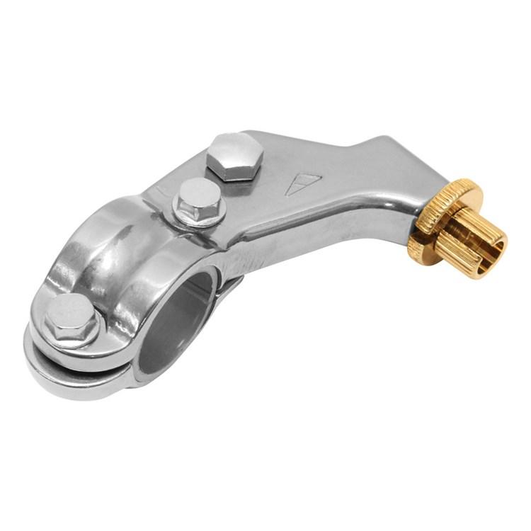 Raceline Silver Clutch Lever Perch - Kawasaki Kx 1990-23, Suzuki Rmz250 2007-23, Rmz450 2008-23