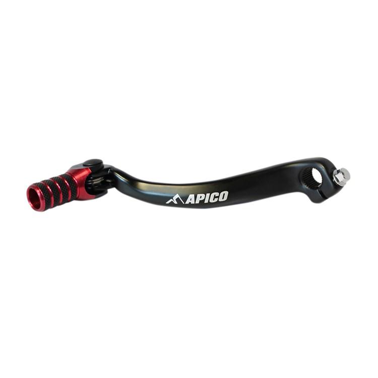 Apico Black/Red Elite Gear Pedal - Honda Crf250r 2010-17