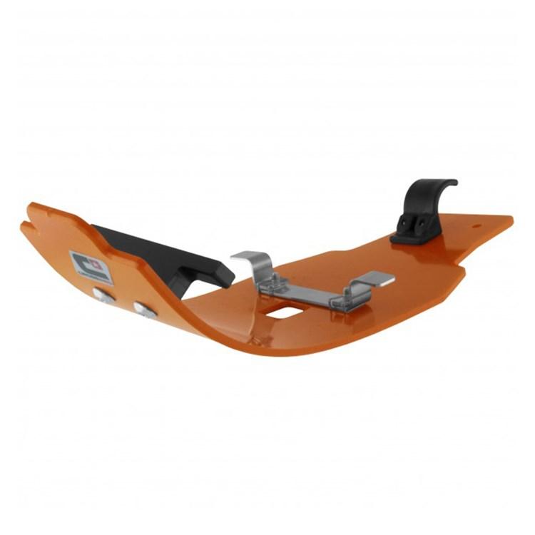 CrossPro DTC MX Skid Plate - KTM SX250 2012-16, EXC250/300 2014-16, Husqvarna TE250/300 2014-16 - Orange