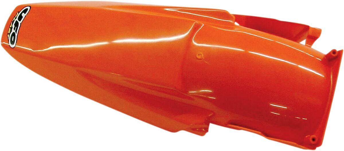 Ufo Light/Orange Kt03067#127 - Enduro Rear Fender Without Led - Ktm Exc 1998-2003