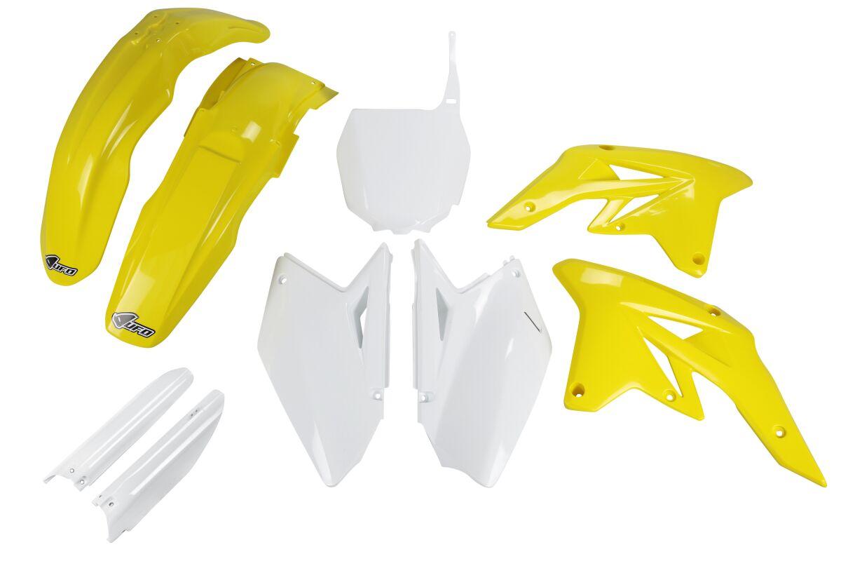 Ufo Sukit407f@999 - Full Plastics Kit - Suzuki Rmz250 2007-08 - Oem