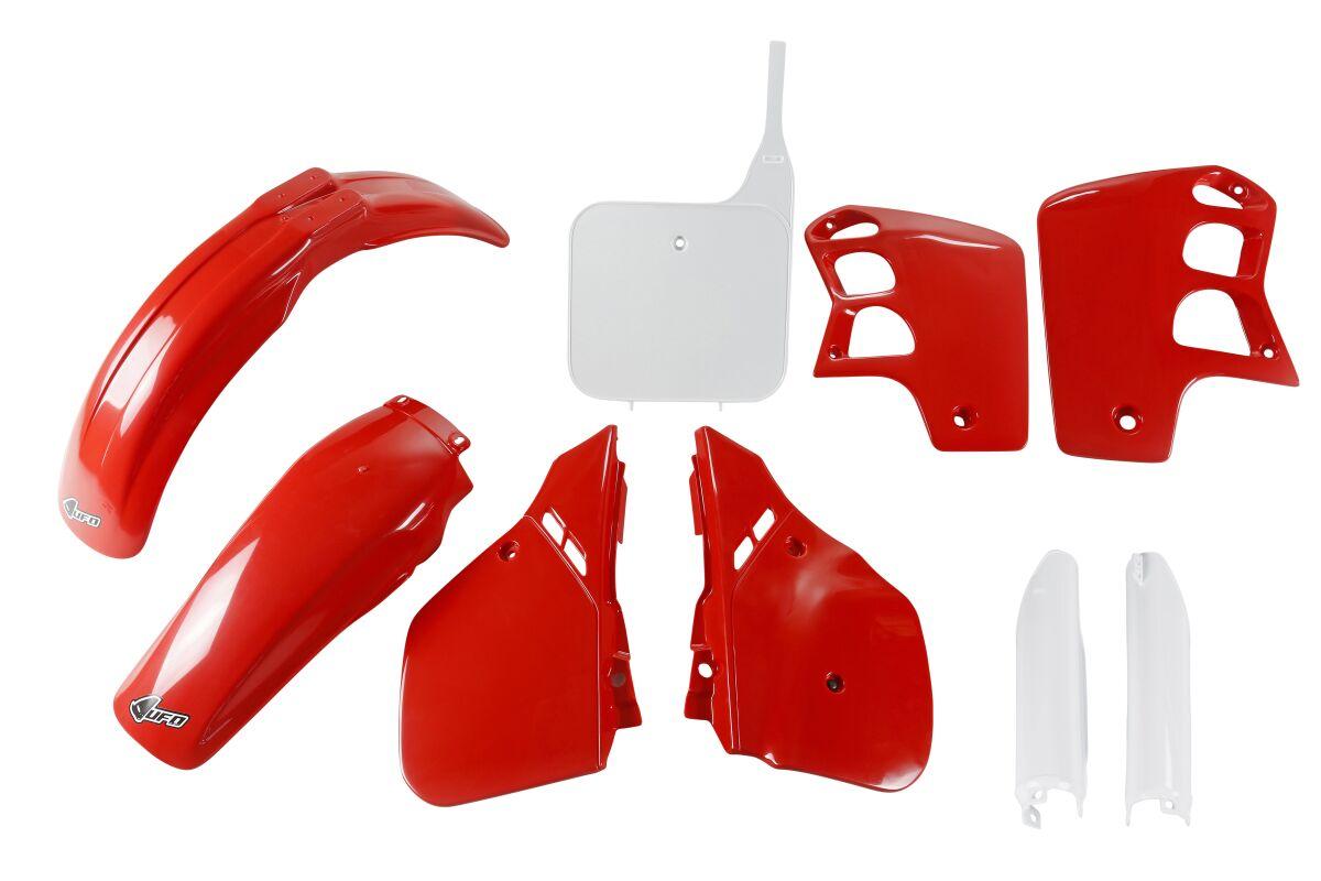 Ufo Hokit091f@999 - Full Plastics Kit - Honda Cr500 1989-90 - Oem