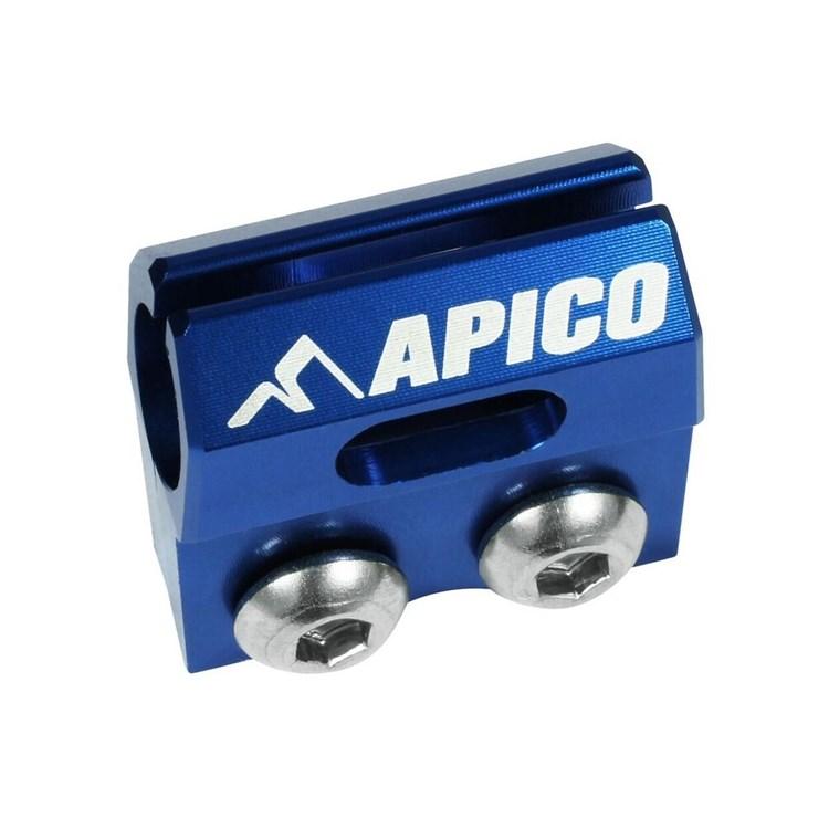 Apico Blue Brake Hose Clamp - Yamaha Yz 125/250 2005-08, Yzf 250/450 2005-08, Wrf 250/450 2005-17