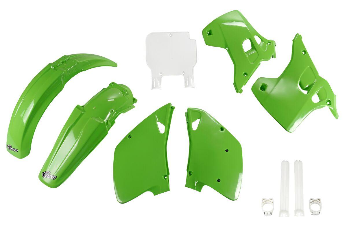 Ufo Kakit194f@999 - Plastics Kit - Kawasaki Kx125 1993 - Oem
