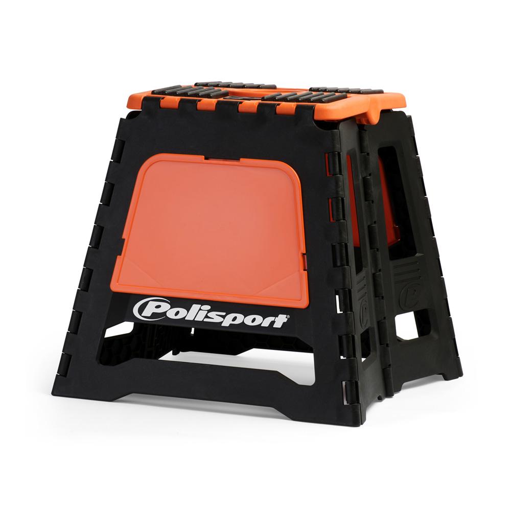Polisport Black/Orange Moto Folding Box Paddock Stand