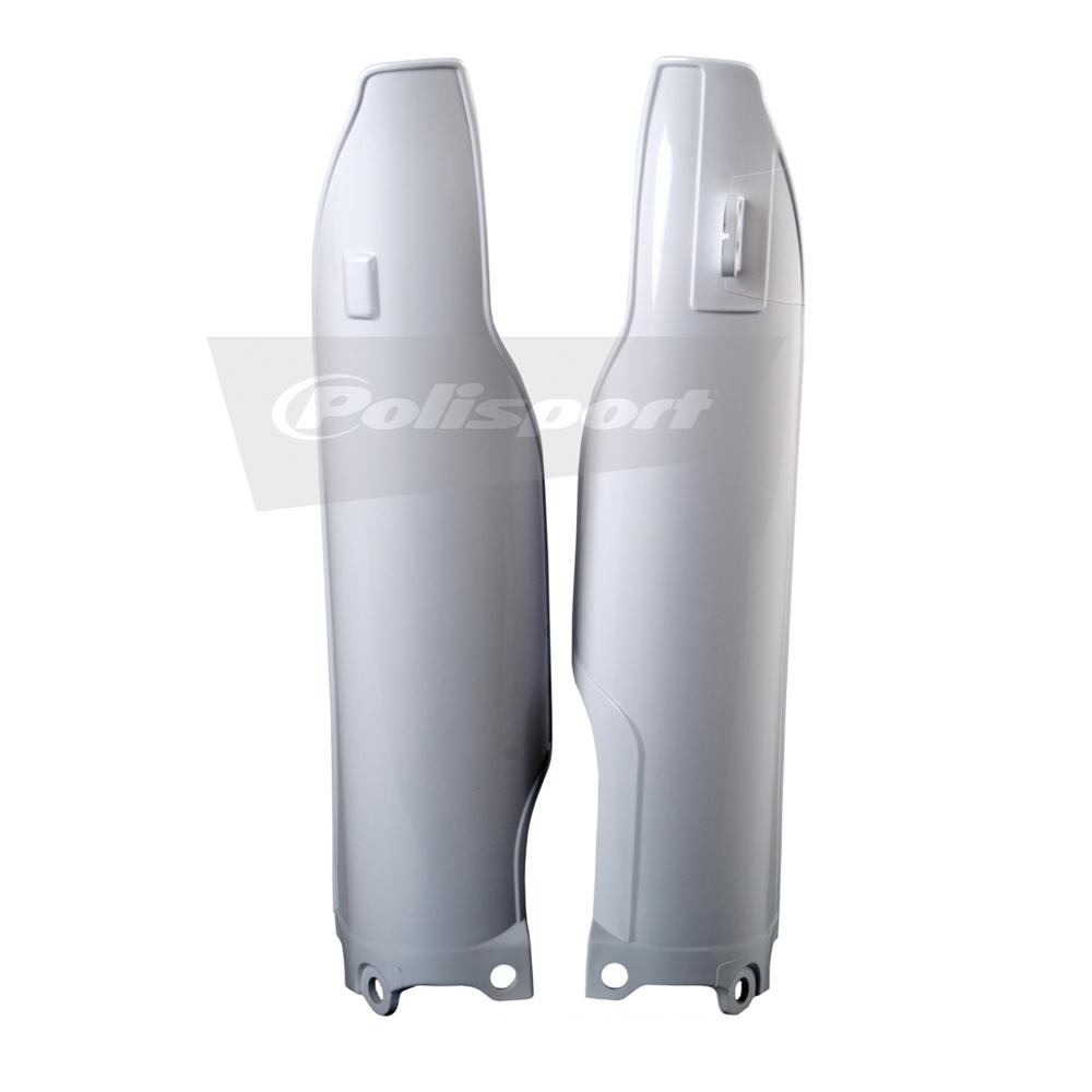 Polisport White Fork Guards - Kawasaki Kxf 250/450 2006-08