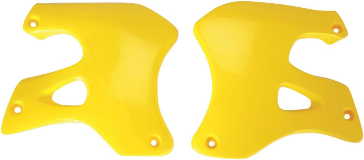 Ufo Yellow Su02958#101 - Radiator Scoops - Suzuki Rm 125/250 1996-98