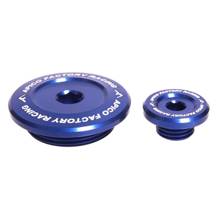 Apico Blue Engine Plug - Yamaha Yzf250 2001-13, Yzf 400/426/450 1998-2005, Wrf250 2001-02