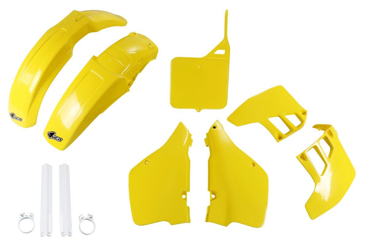 Ufo Yellow Sukit399f@999 - Plastics Kit - Suzuki Rm125 1989-91