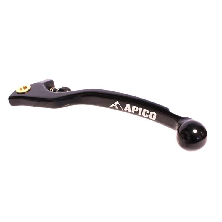 Apico Black Elite Forged Trials Clutch Lever Inc Adjuster - To Fit Braktec