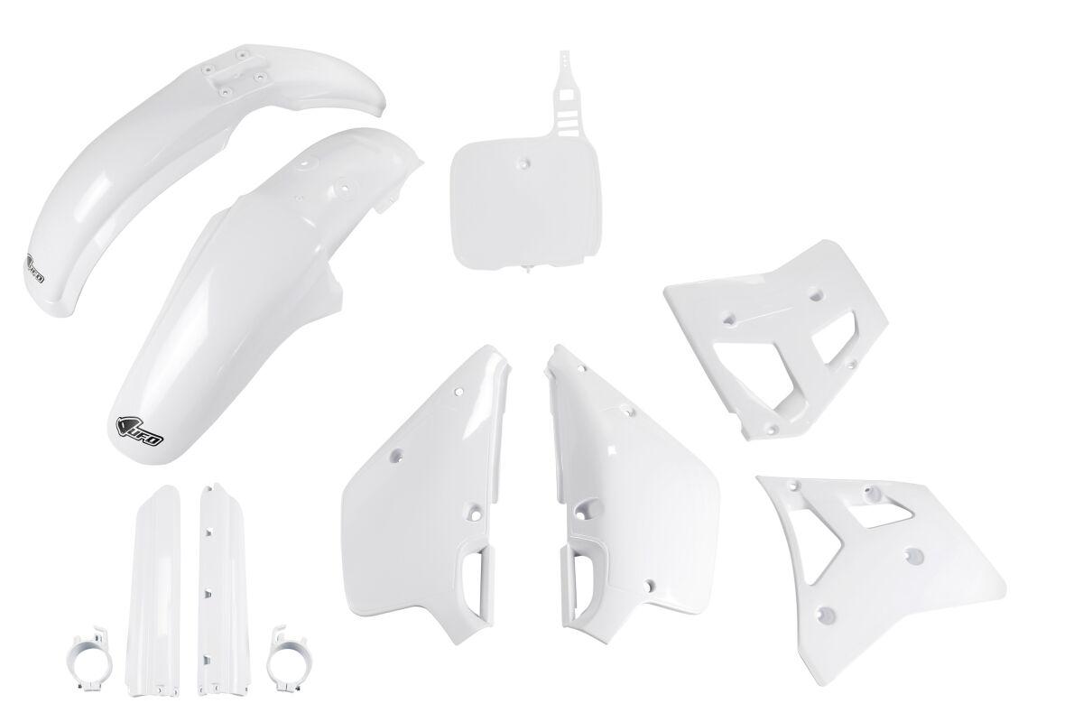 Ufo White Yakit292f@999 - Plastics Kit - Yamaha Yz250 1991 - Oem (White)