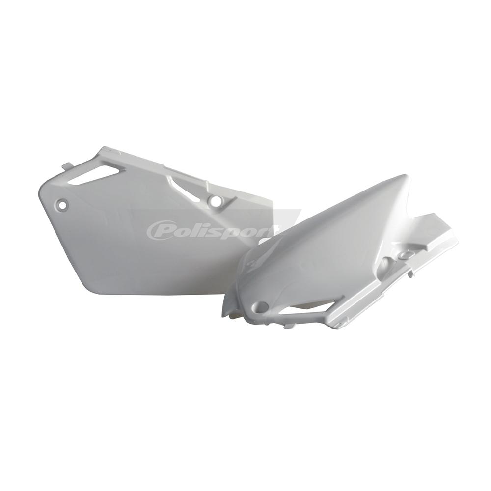 Polisport White Side Panels - Honda Cr85 2003-07