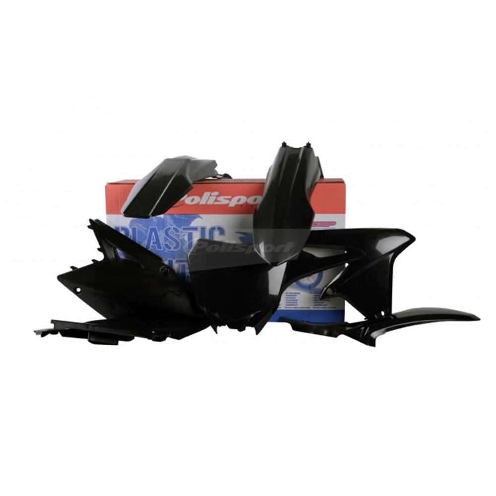 Polisport Black Full Plastics Kit - Suzuki Rmz450 2008-17