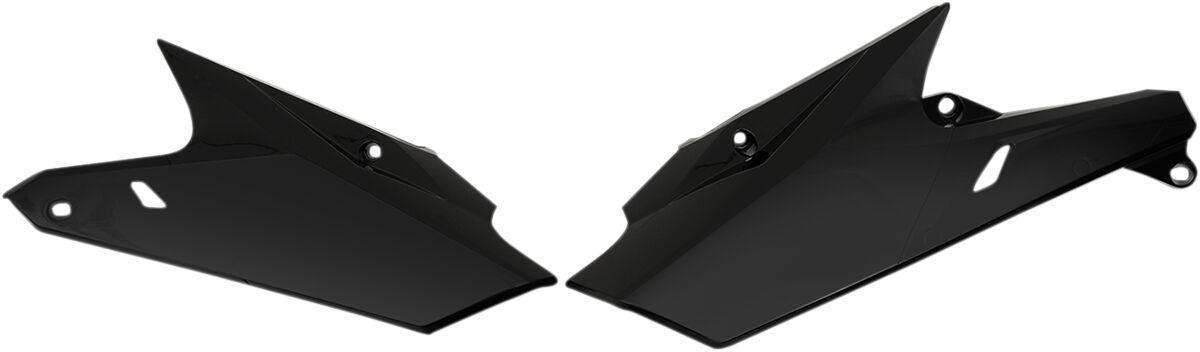 YA04839#001 - UFO Side Panels - Yamaha WRF250 2015-18, WRF450 2016-18 - Black