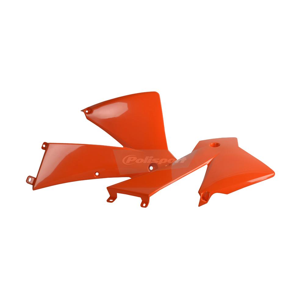 Polisport Orange Radiator Scoops - Ktm Exc 2003-04, Sx 2001-04