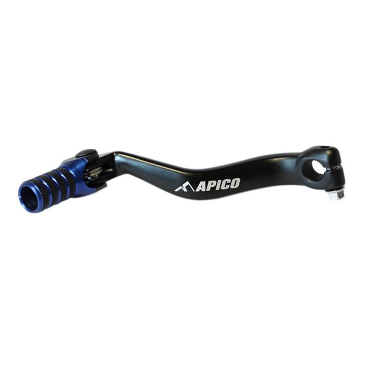 Apico Black/Blue Elite Gear Pedal - Yamaha Yz125 1996-2004, Yz250 1989-2004, Yz85 2002-22
