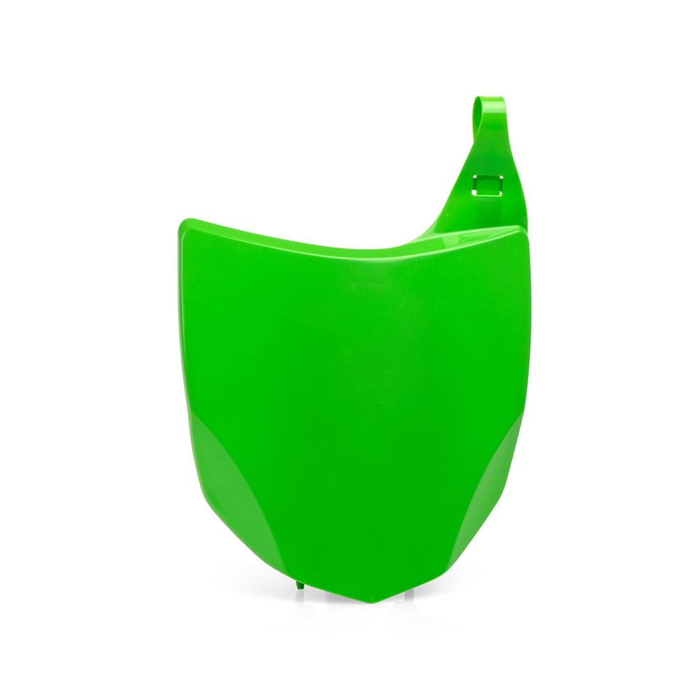 Polisport Green Front Number Board - Kawasaki Kxf250 2013-16, Kxf450 2013-15