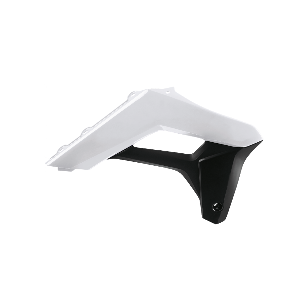 Polisport White/Black Radiator Scoops - Sherco Se-R/Se-F 2017-23, Sc/Sc-F 2019-23