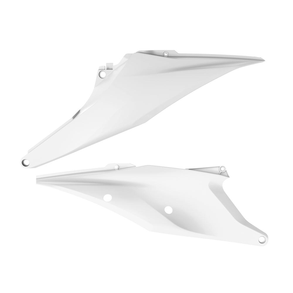 Polisport White Side Panels - Ktm Sx/Sxf/Xc-F 2019-22, Exc/Exc-F 2020-23