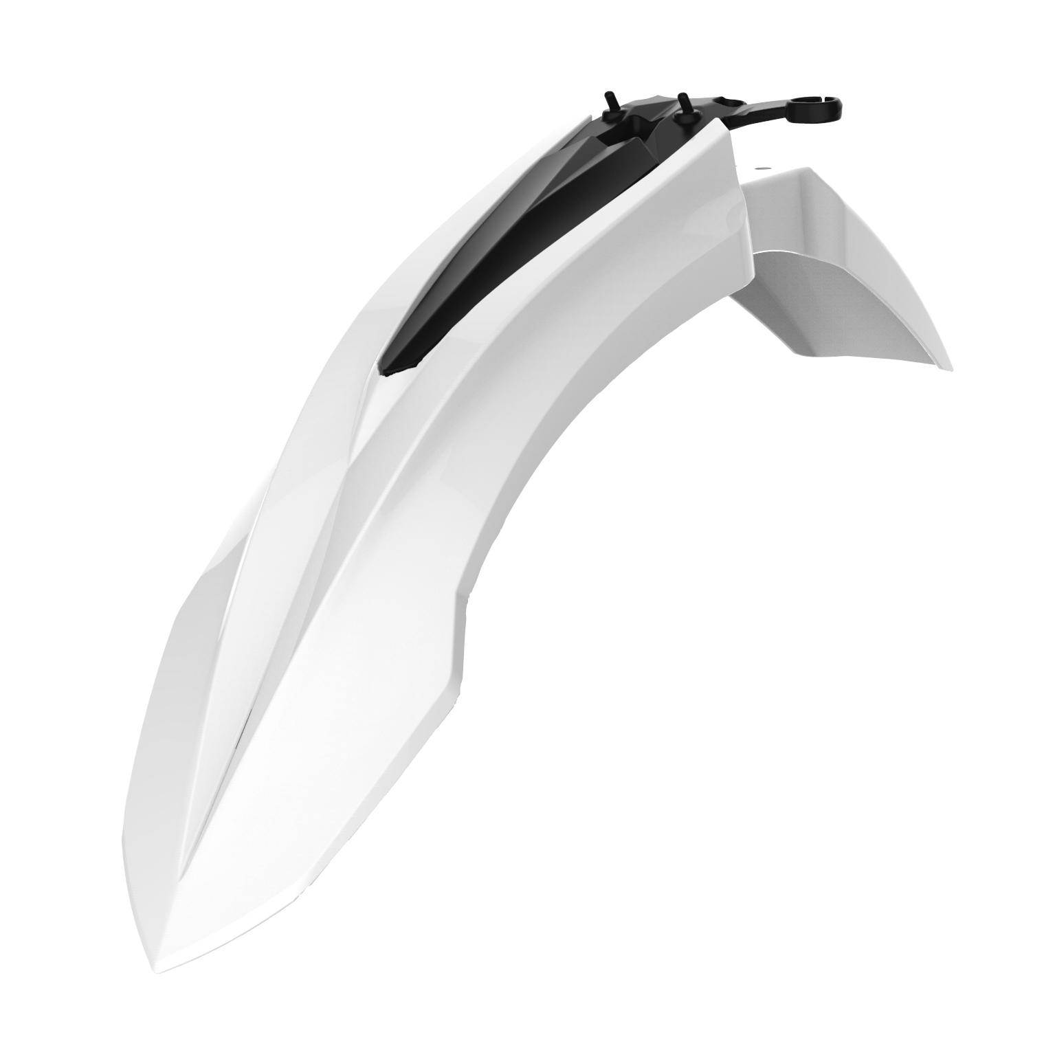 Polisport White Front Fender - Beta 2T Rr 2012-19, 4T Rr 2011-19, X-Trainer 2015-20