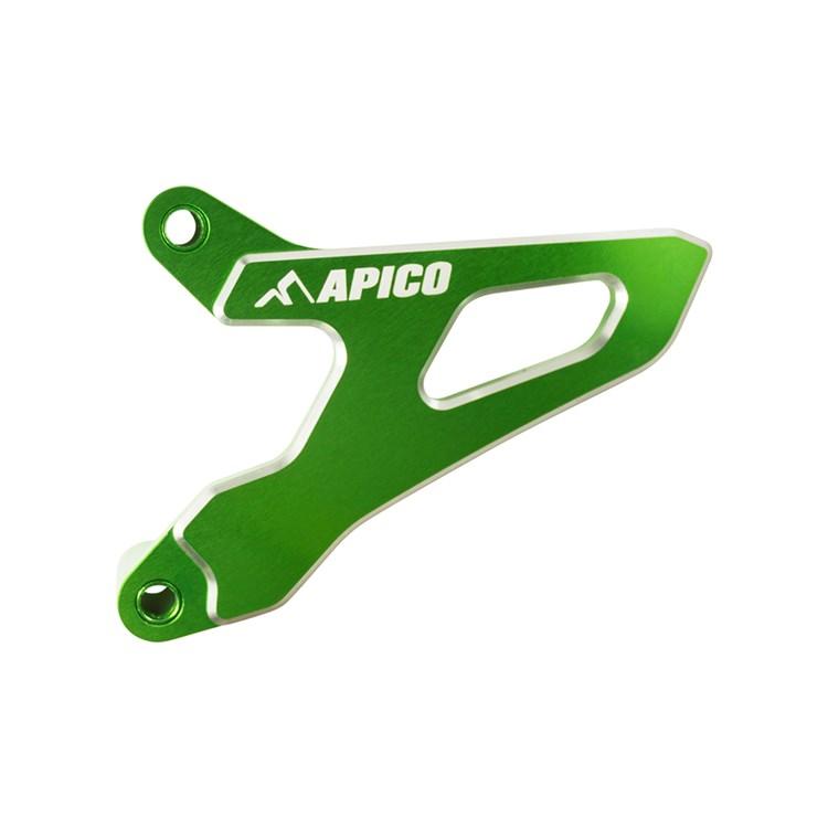 Apico Green Front Sprocket Cover - Kawasaki Kxf250 2004-16, Suzuki Rmz250 2004-06