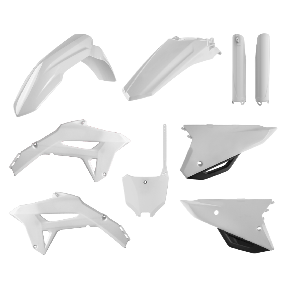 Polisport Full Plastics Kit - Honda CRF250R 2022-2024, CRF450R 2021-2024 - White