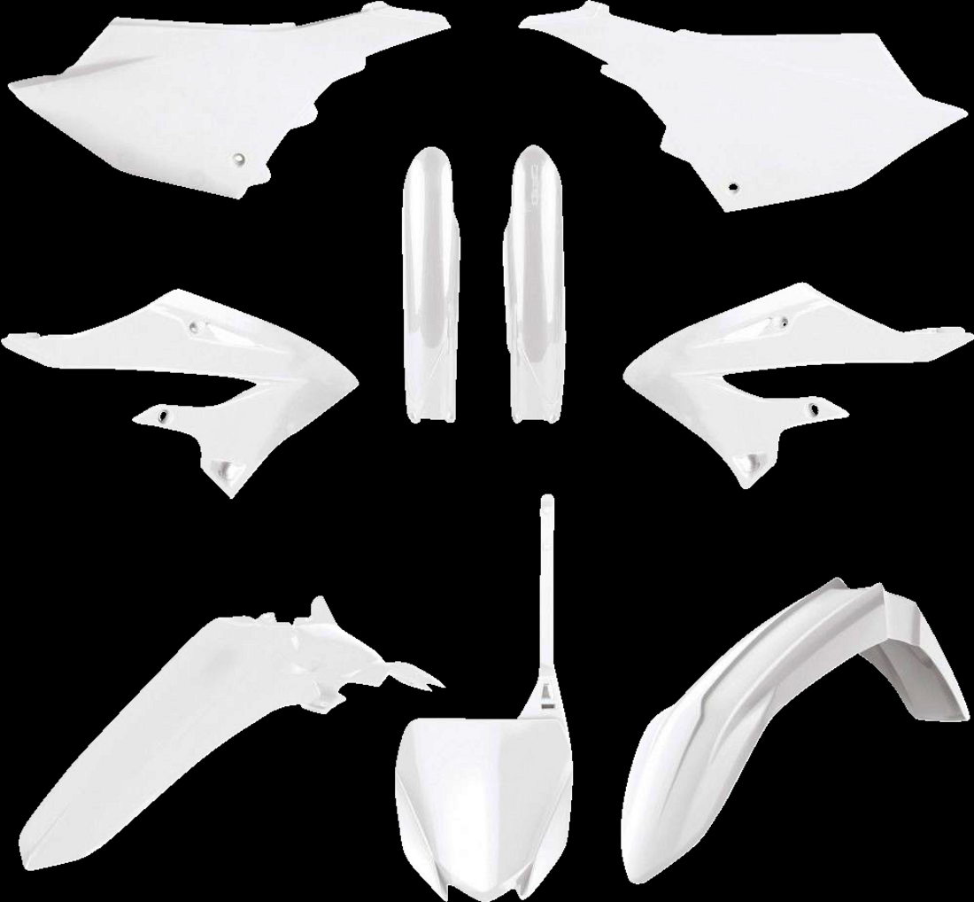 Polisport White Plastics Kit - Yamaha Yz 125/250 2022-24