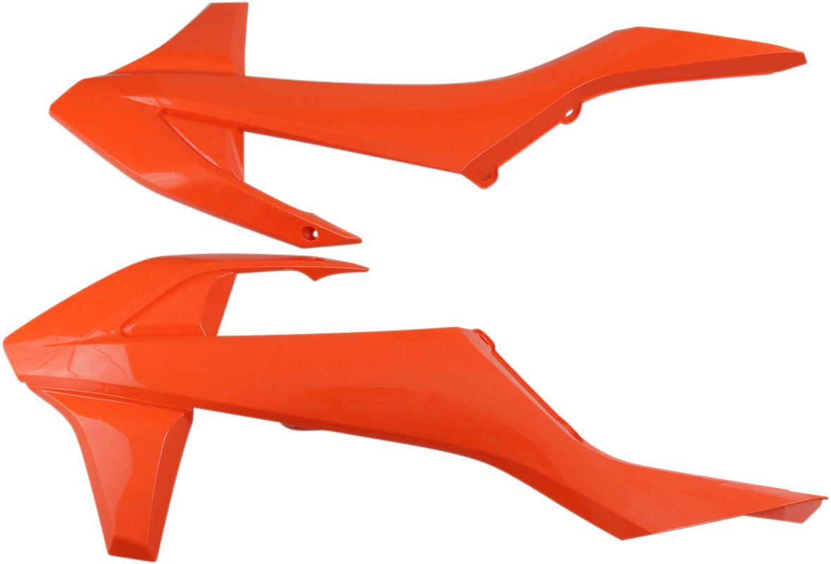 Ufo Orange Kt04061#127 - Radiator Scoops - Ktm Exc-F 2017-18, Sxf 2016-18
