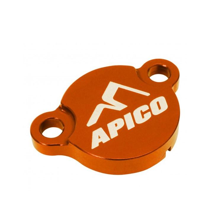 Apico Orange Rear Brake Cover - Ktm Sx50 2005-24, Sx65 2004-24, Sx85 2003-24