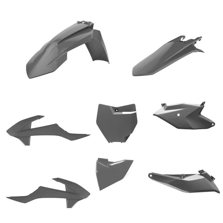 Polisport Grey Plastics Kit With Airbox Covers - Ktm Sx85 2018-2024 - Nardo