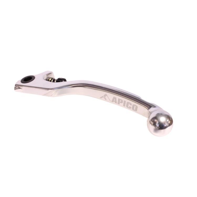 Apico Silver Elite Forged Trials Clutch Lever Inc Adjuster - To Fit Grimeca