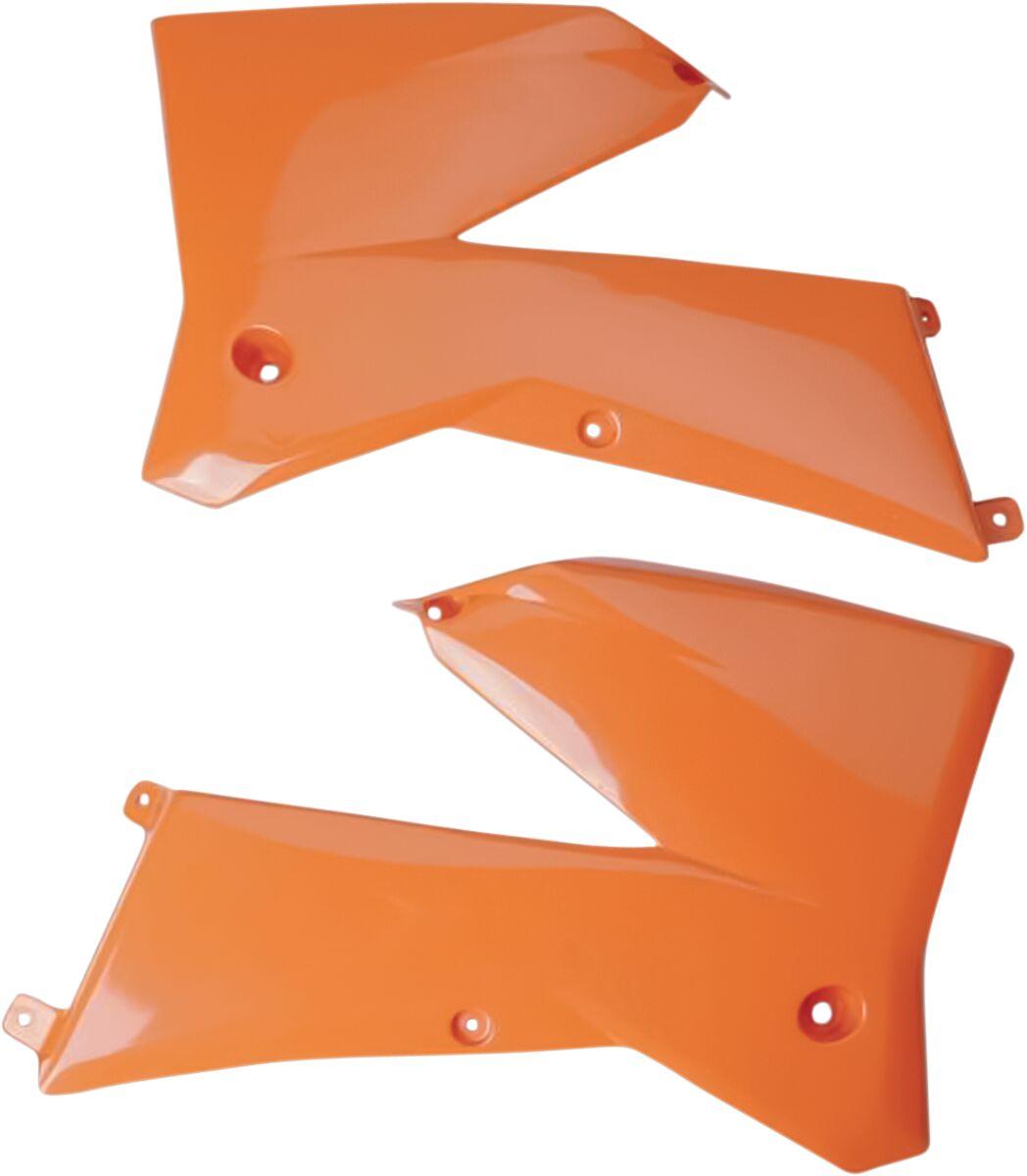 Ufo Orange Kt03084#127 - Radiator Scoops - Ktm Exc 125/200/250/300 2005-07