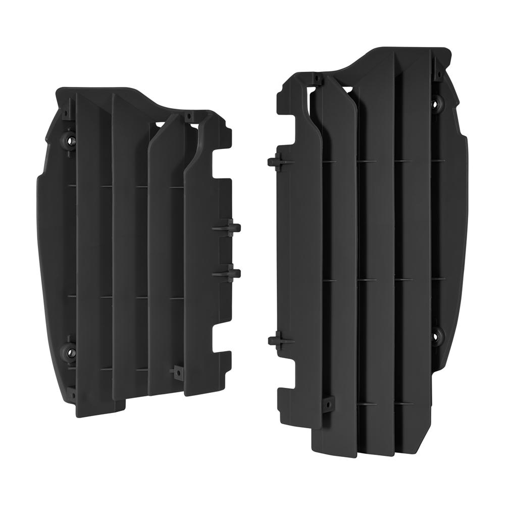 Polisport Black Radiator Louvres - Kawasaki Kxf450 2010-15