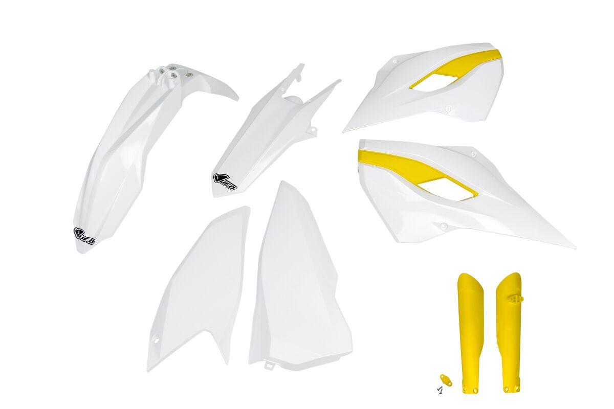Ufo Hukit615f@999 - Plastics Kit - Husqvarna Te 125/250/300 & Fe 250/350/450/501 2015-16 - Oem