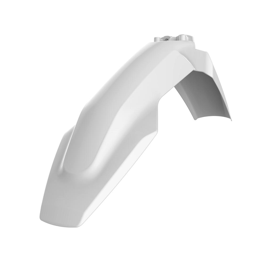 Polisport White Front Fender - Husqvarna Tc/Fc 2016-22, Tc250 & Tx/Te/Fe 2017-22